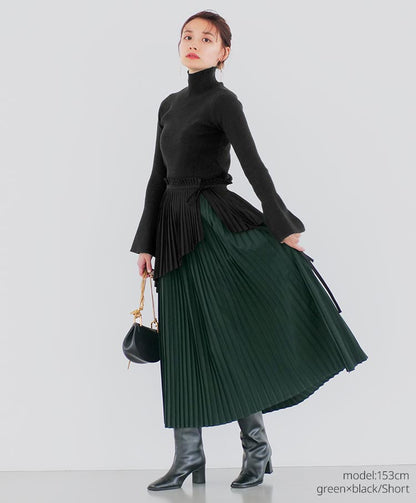 pleats skirt　