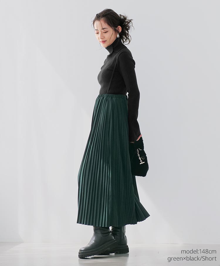 pleats skirt　