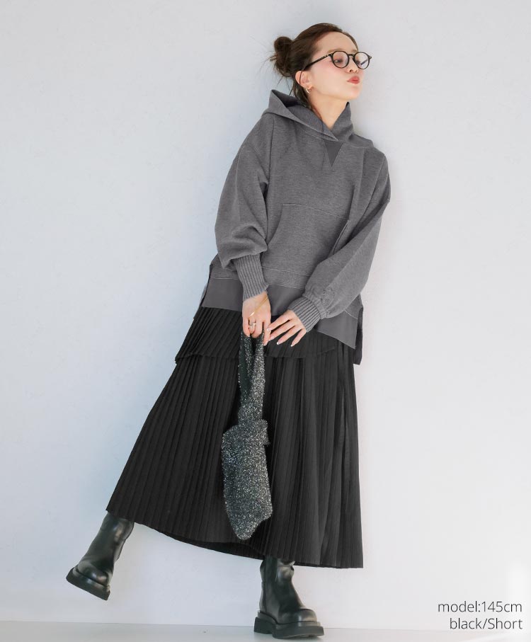 pleats skirt　