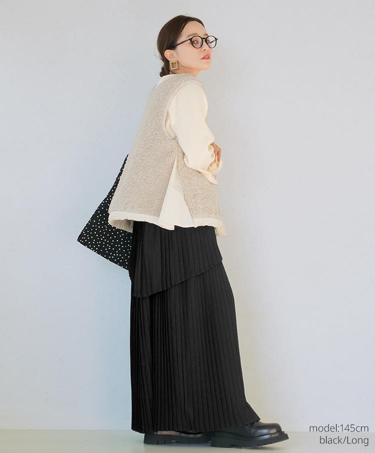 pleats skirt　