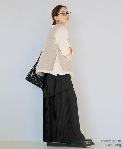 pleats skirt　
