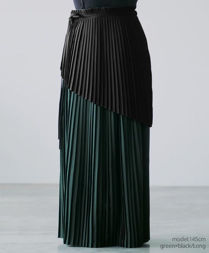 pleats skirt　