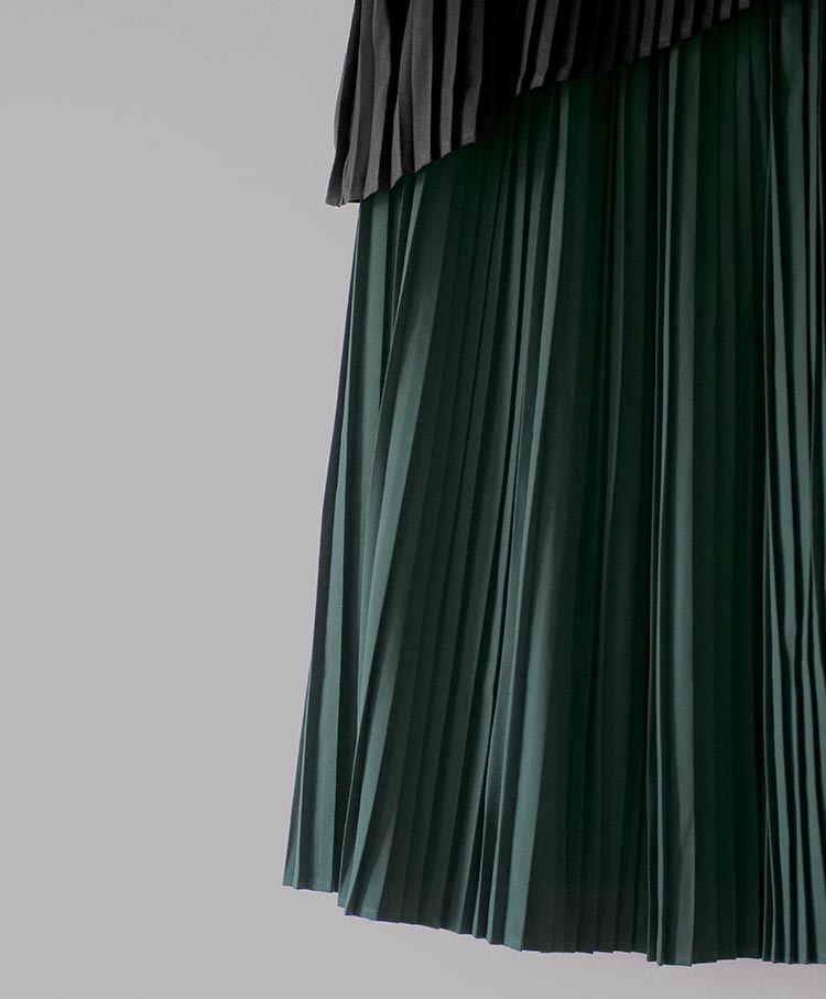 pleats skirt　