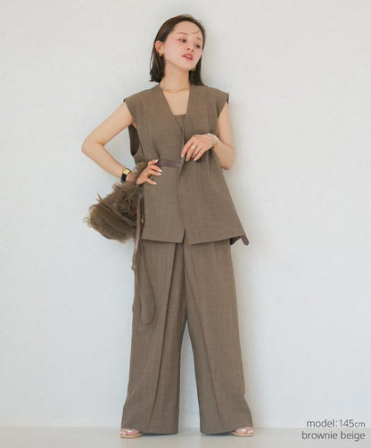 v neck gilet