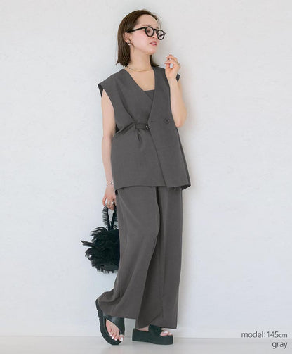 v neck gilet