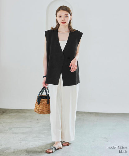 v neck gilet