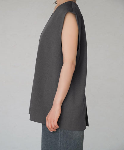 v neck gilet