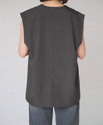 v neck gilet