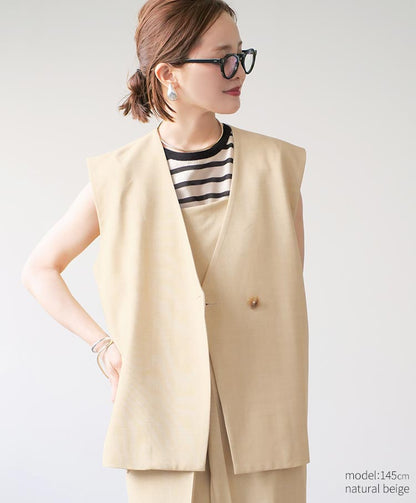 v neck gilet