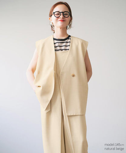 v neck gilet
