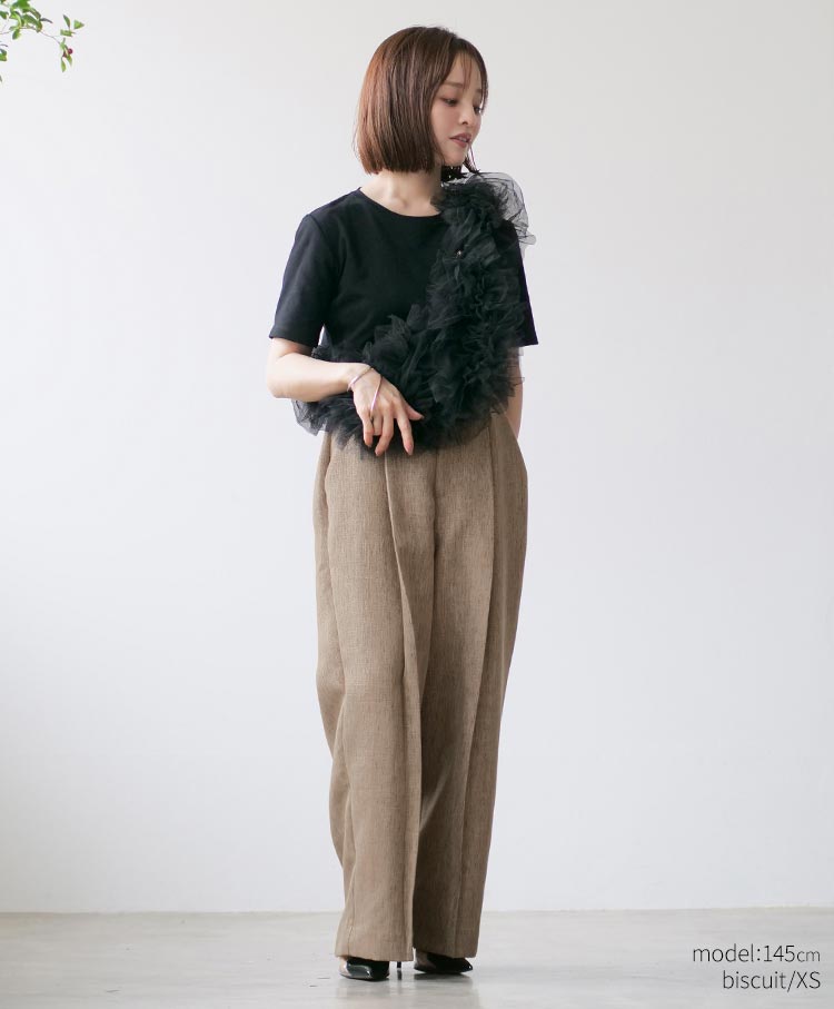 Single tuck pants