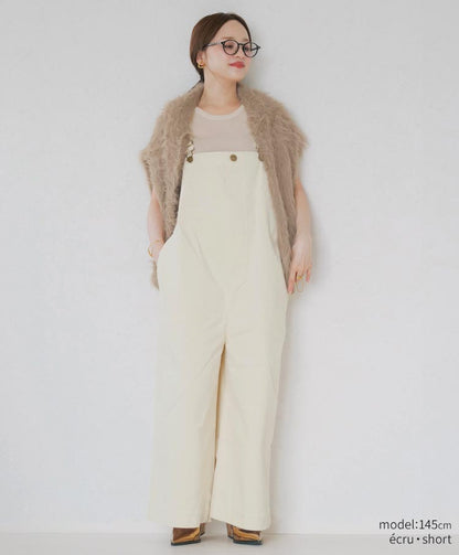 corduroy salopette