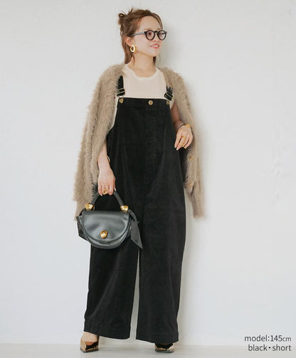 corduroy salopette