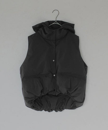 hoodie down vest
