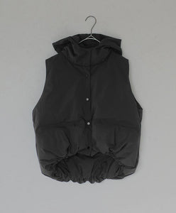 hoodie down vest　AK073