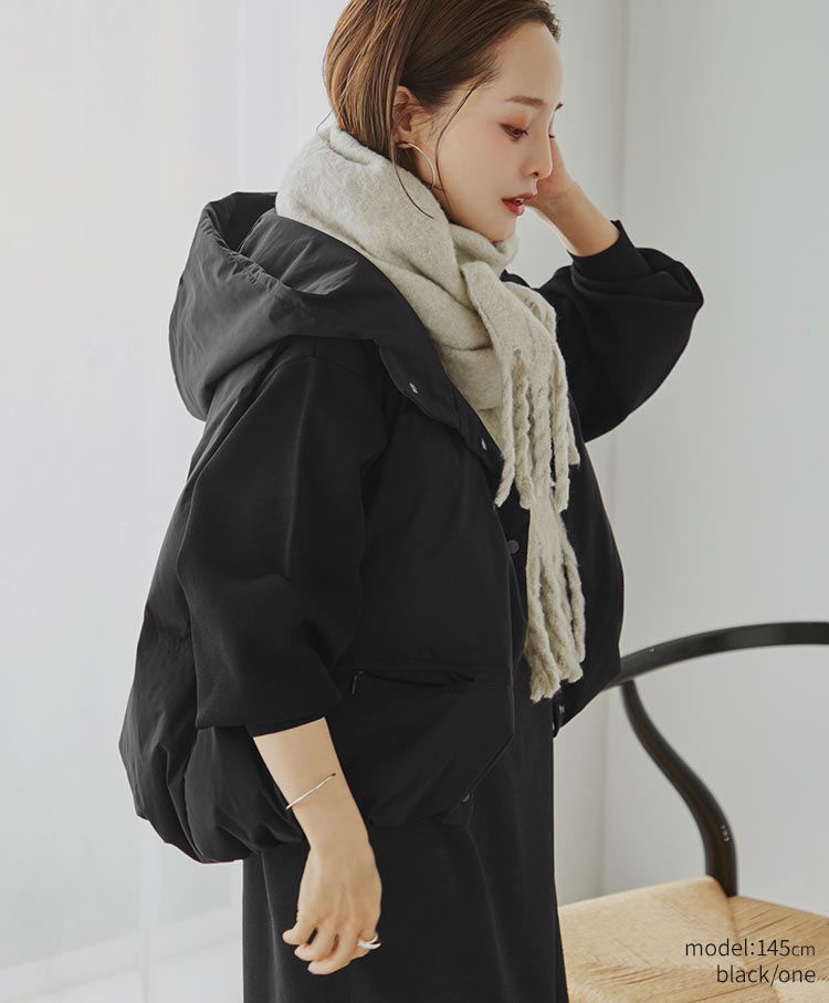 hoodie down vest