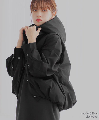 hoodie down vest