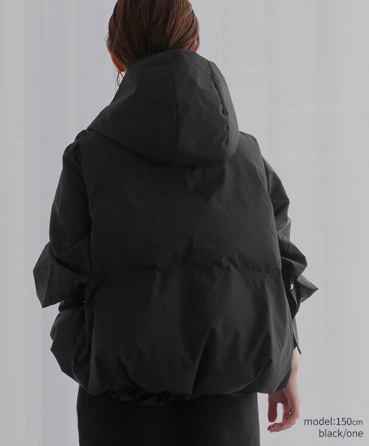 hoodie down vest