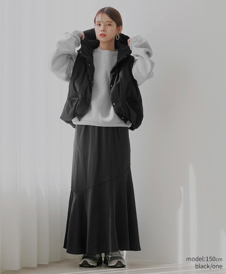 hoodie down vest