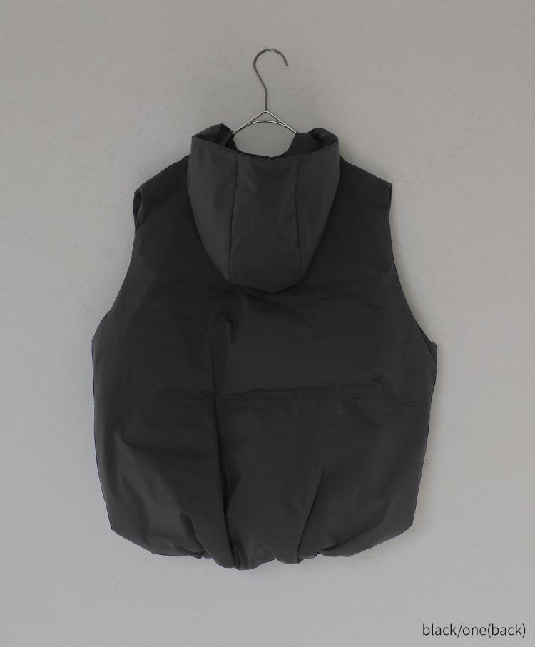 hoodie down vest
