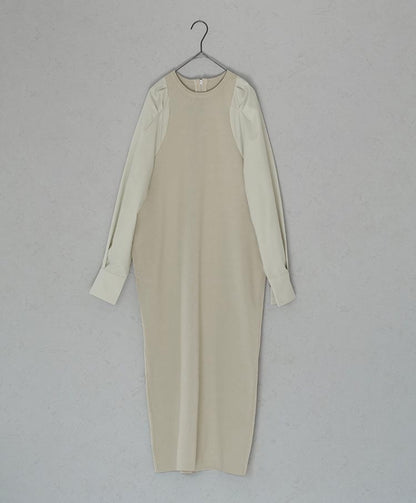 shirt sleeve knit one piece