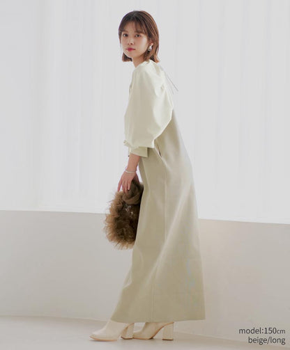 shirt sleeve knit one piece