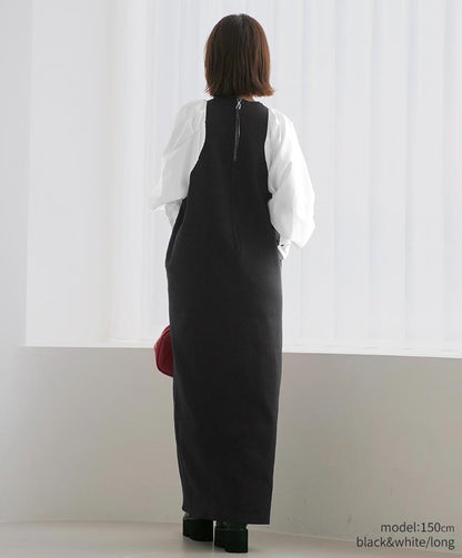 shirt sleeve knit one piece