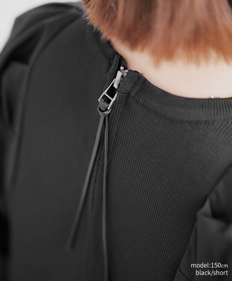 shirt sleeve knit one piece