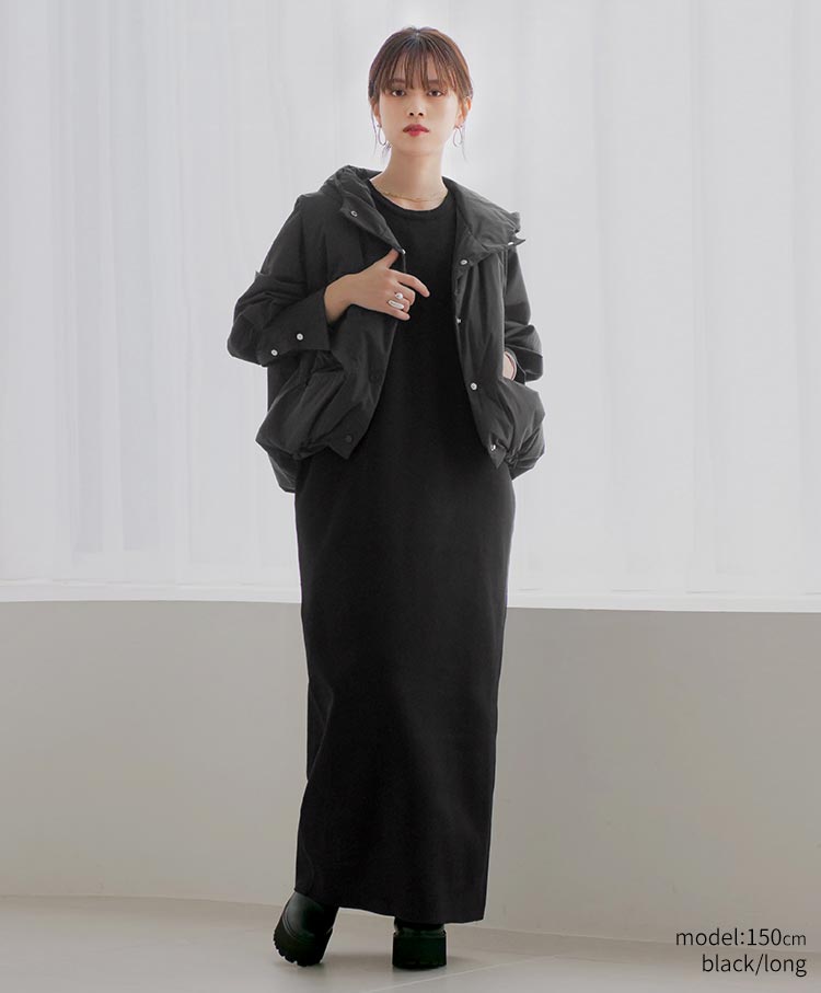 shirt sleeve knit one piece
