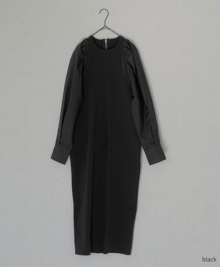 shirt sleeve knit one piece