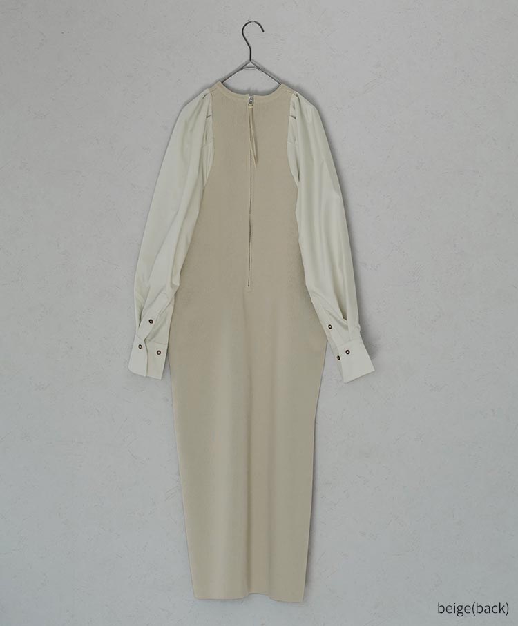 shirt sleeve knit one piece