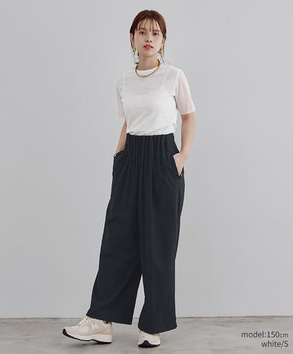 Sheer Sleeve Tee