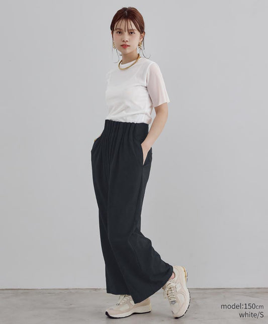 Sheer Sleeve Tee