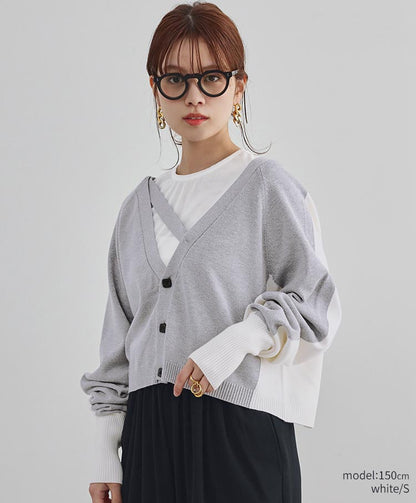 Sheer Sleeve Tee