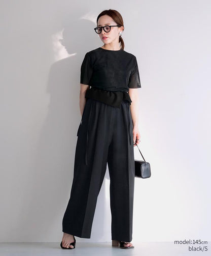 Sheer Sleeve Tee