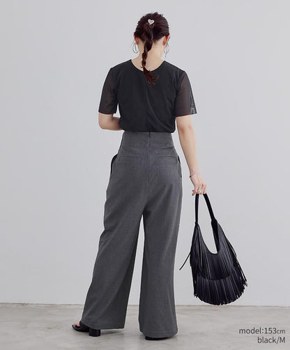 Sheer Sleeve Tee