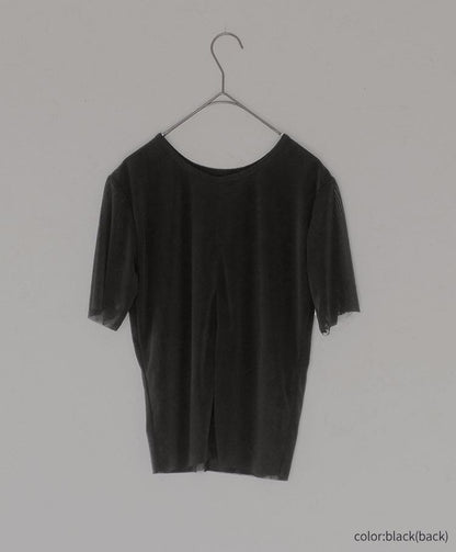Sheer Sleeve Tee