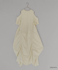 Nylon Gather One piece　AK078
