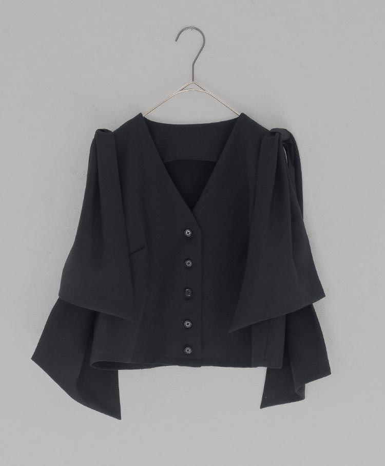 Ribbon Detail Gilet