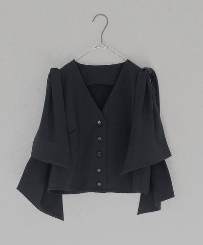 Ribbon Detail Gilet