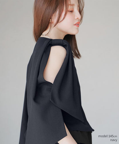 Ribbon Detail Gilet