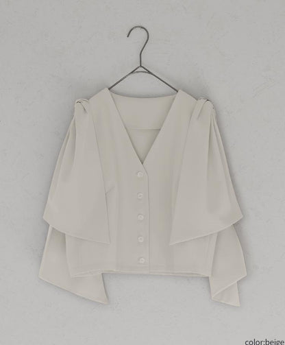 Ribbon Detail Gilet