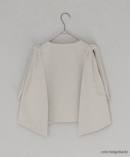 Ribbon Detail Gilet