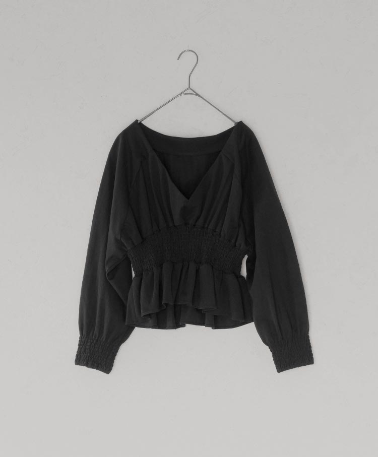 v-neck design blouse