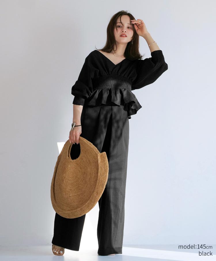 v-neck design blouse