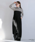 画像をギャラリービューアに読み込む, Button-Detail High Neck Knit
