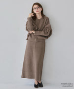 画像をギャラリービューアに読み込む, 2way Fringe Knit Set-Up

