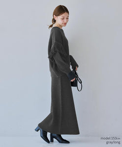 2way Fringe Knit Set-Up