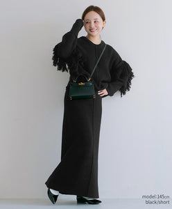 2way Fringe Knit Set-Up