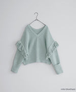 画像をギャラリービューアに読み込む, 2way Fringe Knit Set-Up
